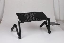 Adjustable & Foldable Laptop Stand with Mouse Pad - Ergonomic Design for Laptops & Tablets