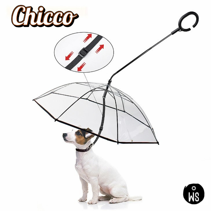 Transparent Pet Umbrella with C-Shaped Handle – Chicco Umbrella-C-Rope