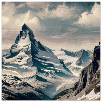 Aluminium Print | Matterhorn Zermatt | Canvas Pictures