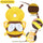 Baby Head Protection Backpack – Adjustable Anti-Fall Cushion with Bee Design for Infants 5–36 Months