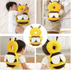 Baby Head Protection Backpack – Adjustable Anti-Fall Cushion with Bee Design for Infants 5–36 Months