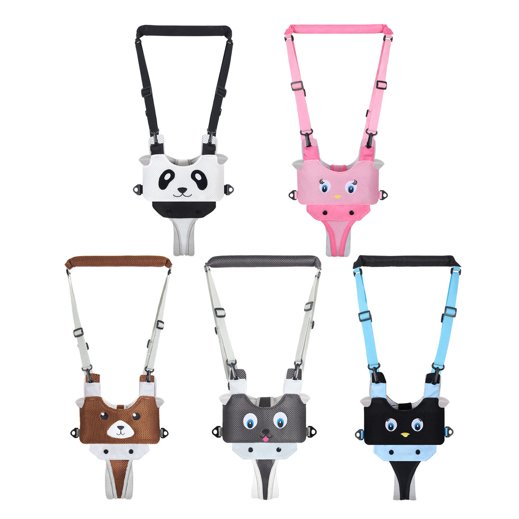 Cartoon Baby Walking Harness – Breathable Anti-Fall Learning Walker by Happy Walk