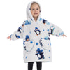 Kids Oversized Wearable Blanket Hoodie Sweatshirt – +20 Cute Designs Bomb Avocado