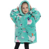 Kids Oversized Wearable Blanket Hoodie Sweatshirt – +20 Cute Designs Bomb Avocado
