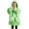 Kids Oversized Wearable Blanket Hoodie Sweatshirt – +20 Cute Designs Bomb Avocado