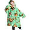 Kids Oversized Wearable Blanket Hoodie Sweatshirt – +20 Cute Designs Bomb Avocado