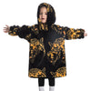 Kids Oversized Wearable Blanket Hoodie Sweatshirt – +20 Cute Designs Bomb Avocado