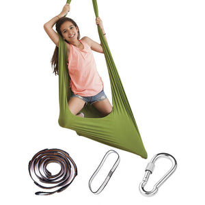 Indoor & Outdoor Sensory Hammock Swing for Kids and Adults – Yoga Air Therapy