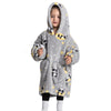 Kids Oversized Wearable Blanket Hoodie Sweatshirt – +20 Cute Designs Bomb Avocado
