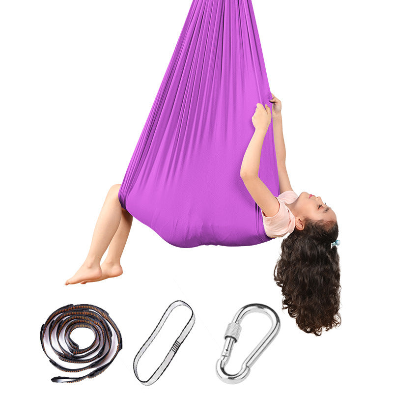 Indoor & Outdoor Sensory Hammock Swing for Kids and Adults – Yoga Air Therapy