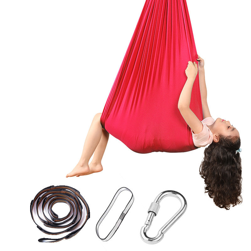 Indoor & Outdoor Sensory Hammock Swing for Kids and Adults – Yoga Air Therapy