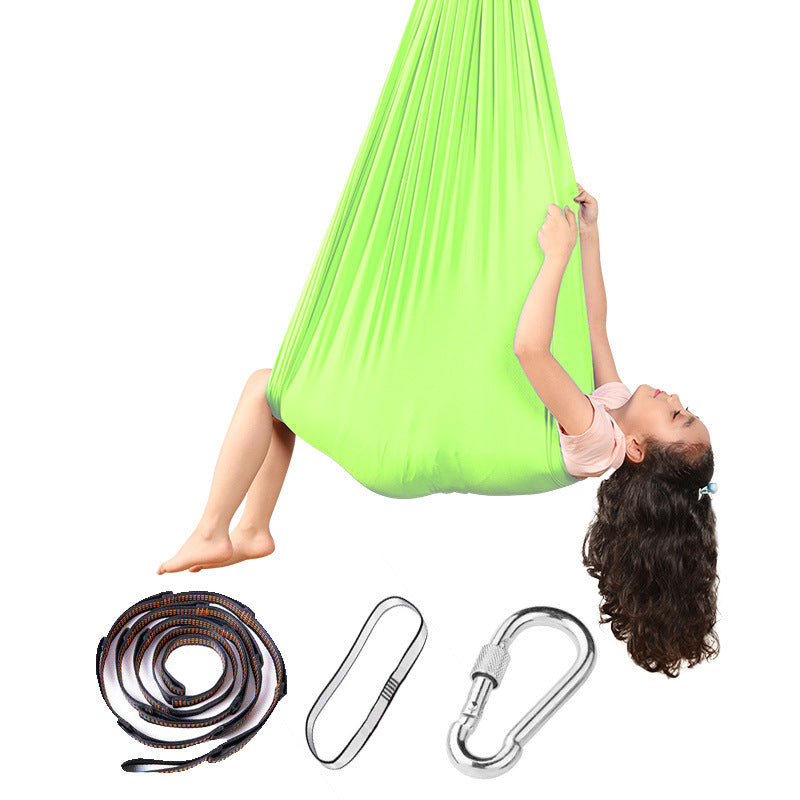 Indoor & Outdoor Sensory Hammock Swing for Kids and Adults – Yoga Air Therapy