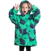 Kids Oversized Wearable Blanket Hoodie Sweatshirt – +20 Cute Designs Bomb Avocado