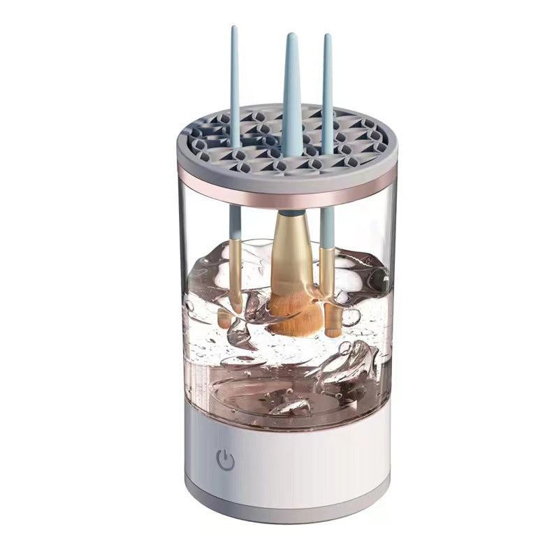 Electric Makeup Brush Cleaner & Dryer 2-in-1 – USB Auto Cleaning System 2025