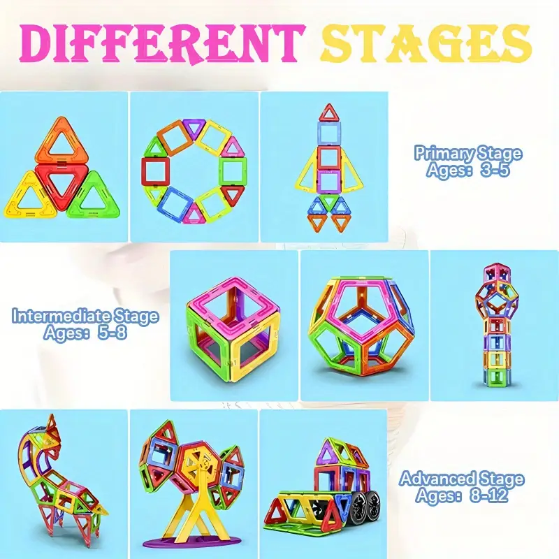 Magnetic Building Blocks Toy Set for Kids – Creative Construction Game